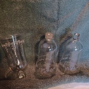 Elegant Clear Glass Votive Cups Candle Holdets